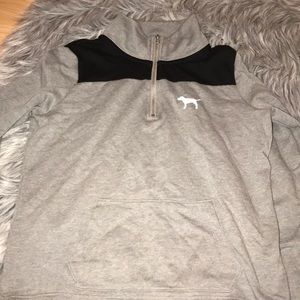 Victoria secret pink quarter zip